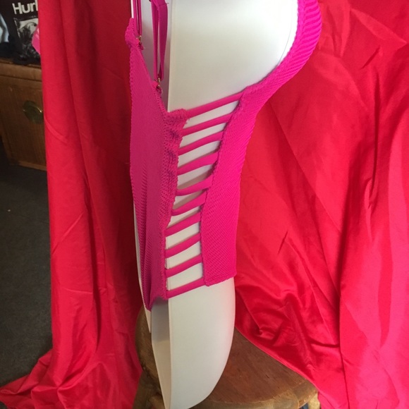 Pink Xhilaration swimsuit One piece - Picture 3 of 6